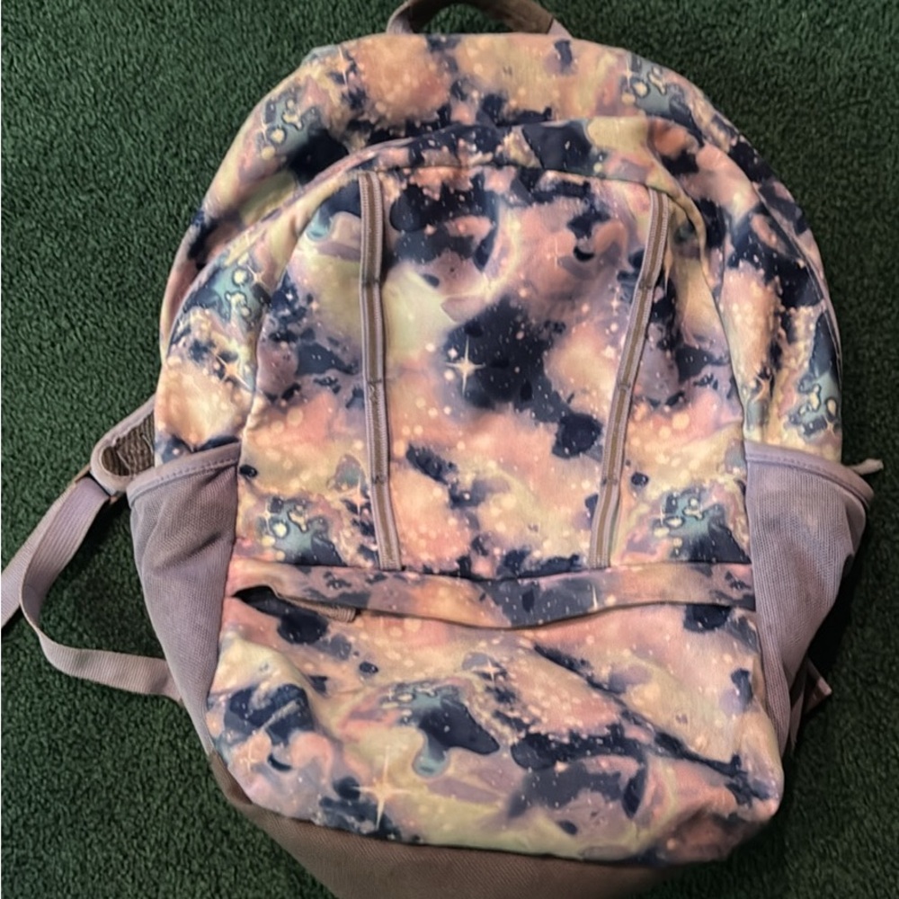 Colorful Galaxy Print Backpack